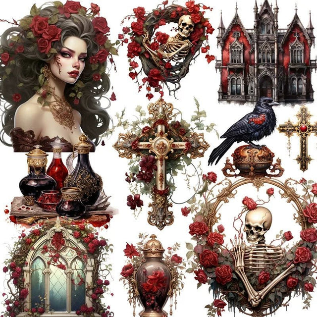 哥特式黑暗系列(Gothic dark style) - Paper Whimsy Studio