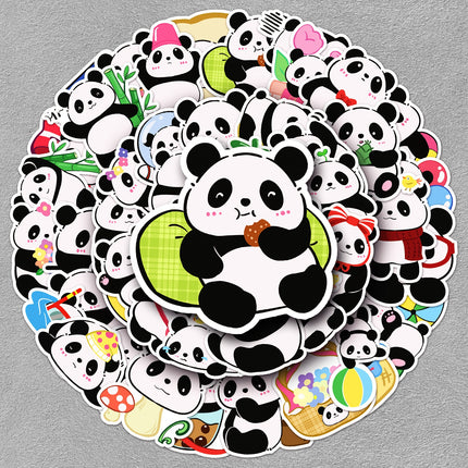 1046(50 Panda Stickers)