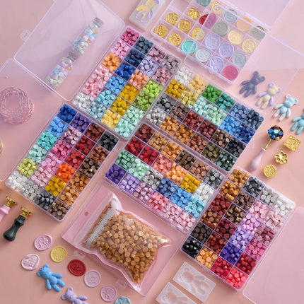 5014 (24 Colors Box Sealer Wax Sealer Stamps) - Paper Whimsy Studio