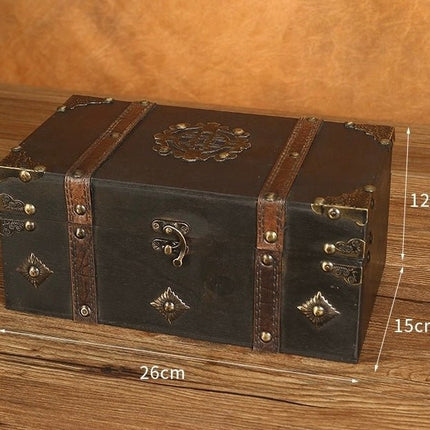 6029 Vintage wooden storage box - Paper Whimsy Studio