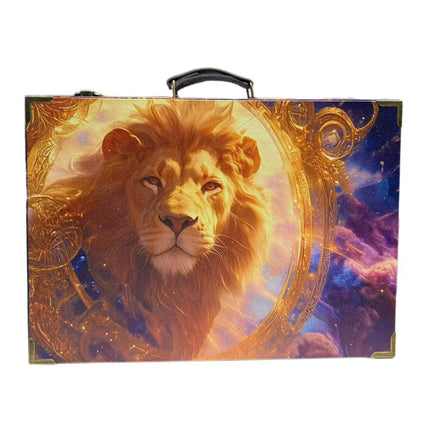 6174 Golden Leo Wood Storage Box