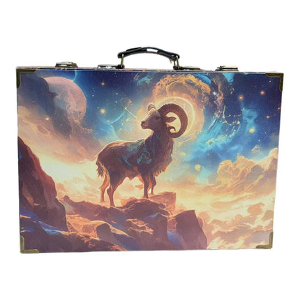 6173 Celestial Aries Wood Storage Box