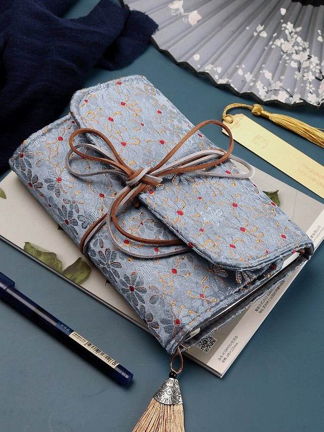 杂志-布艺手账本(Fabric journal notebook) - Paper Whimsy Studio