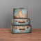 Vintage wooden storage box - Paper Whimsy Studio