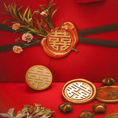 蜡封-结婚印章（Wax seals - Wedding stamps） - Paper Whimsy Studio