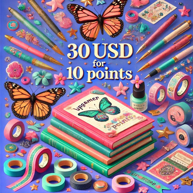 0001 Points，Self-Upgrade Fee - Paper Whimsy Studio