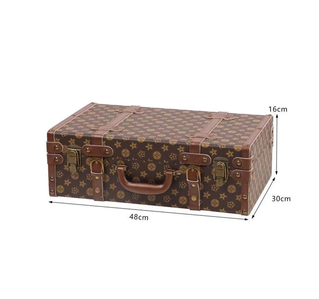 6142 Leather Storage Box Organizer