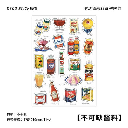 1093 Stickers Life Seasoning Series - Paper Whimsy Studio