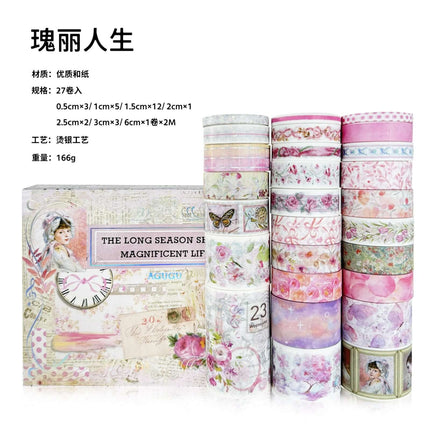 3013 The Long Season Collection Stamping Washi Tape