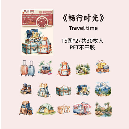 1183 Sticker Pack Traveling Light Collection Series