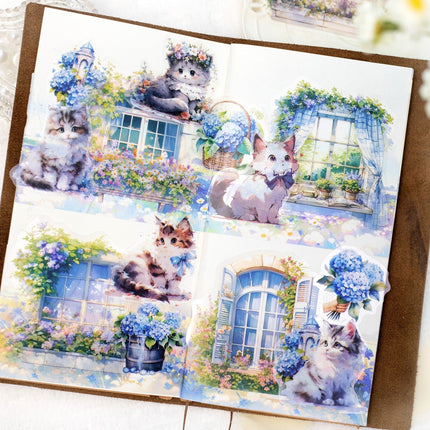 1103 PET Sticker Packs Passing By Window Sill Series - Paper Whimsy Studio