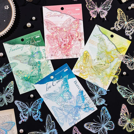 1105 PET Sticker Pack Butterfly Island 2 Bullet Series - Paper Whimsy Studio