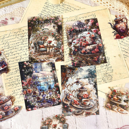 1117 Stickers Chateau Afternoon Tea Series - Paper Whimsy Studio