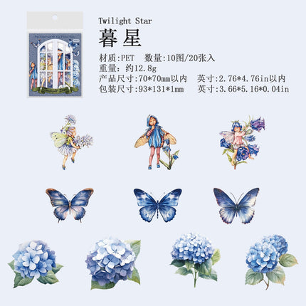 1118 Stickers Flower Fairy Garden Series - Paper Whimsy Studio