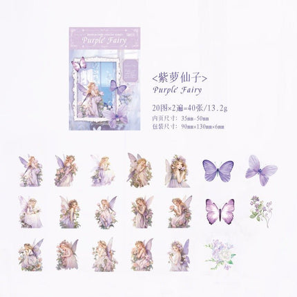 1149 Sticker Pack Elf Fantasy Series - Paper Whimsy Studio