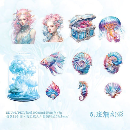 1150 Sticker Pack Deep Sea Shimmer Series - Paper Whimsy Studio