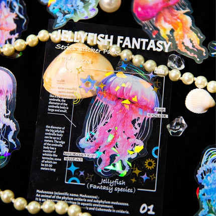 1153 Sticker Packs Jellyfish Fantasy Series - Paper Whimsy Studio