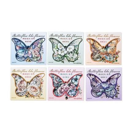 1161 Sticker Pack Butterfly Bush Collection - Paper Whimsy Studio