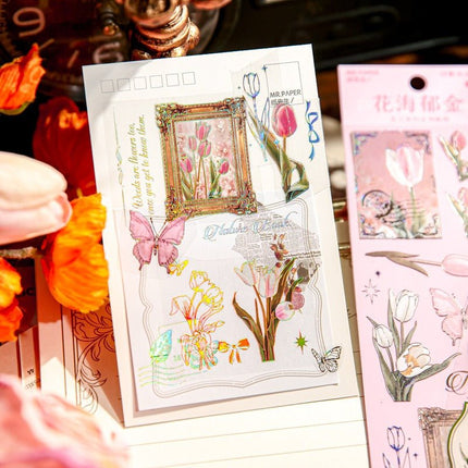 1167 Sticker Pack Flower Pact Series - Paper Whimsy Studio