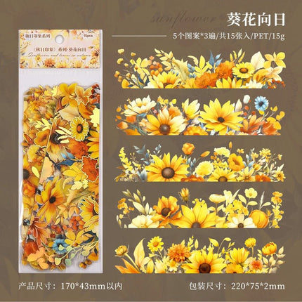 1175 Stamping Stickers Autumn Impression Series - Paper Whimsy Studio