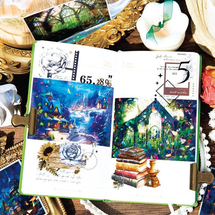 1176 PET Stickers Secret Land Series - Paper Whimsy Studio