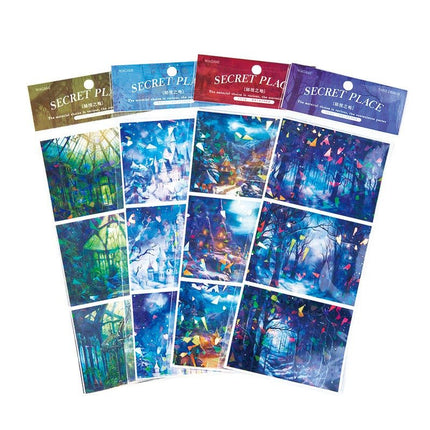 1176 PET Stickers Secret Land Series - Paper Whimsy Studio