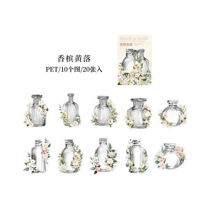 1196 PET Sticker Pack World in a Bottle Series