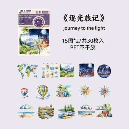 1183 Sticker Pack Traveling Light Collection Series