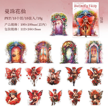 1197 PET Sticker Pack Butterfly Fairy Series