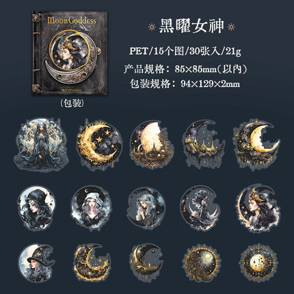 1077 Sticker Pack Moon Goddess Collection