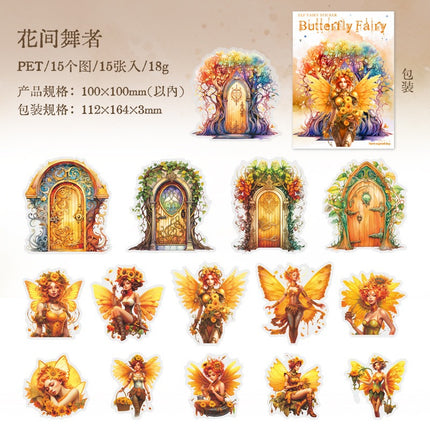 1197 PET Sticker Pack Butterfly Fairy Series