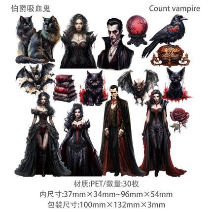 1053 Sticker Pack Gothic Vampire Series