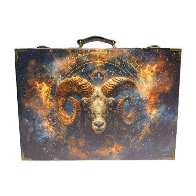 6173 Celestial Aries Wood Storage Box