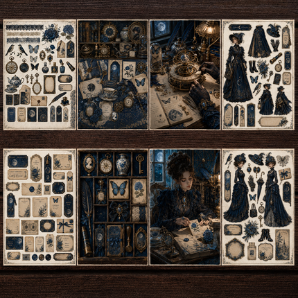 1000 Points Reward | A6 Journaling Material Paper Set, 5 Non-Repeating Booklets