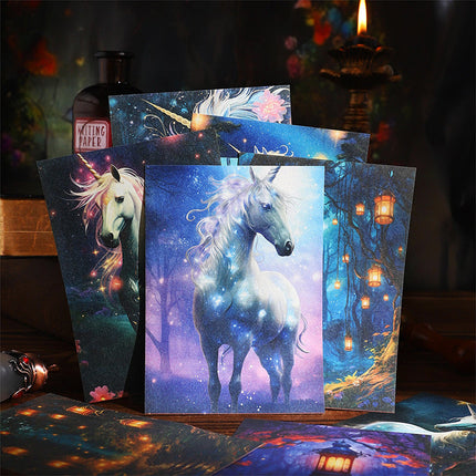 2005  Material Paper Starry Forest Series Retro Forest Fairy Tale Journal Decoration