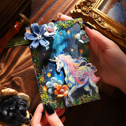2005  Material Paper Starry Forest Series Retro Forest Fairy Tale Journal Decoration