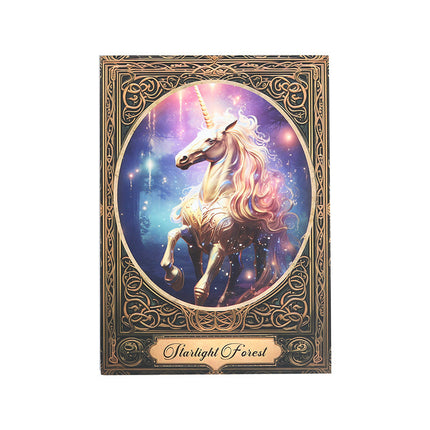 2005  Material Paper Starry Forest Series Retro Forest Fairy Tale Journal Decoration