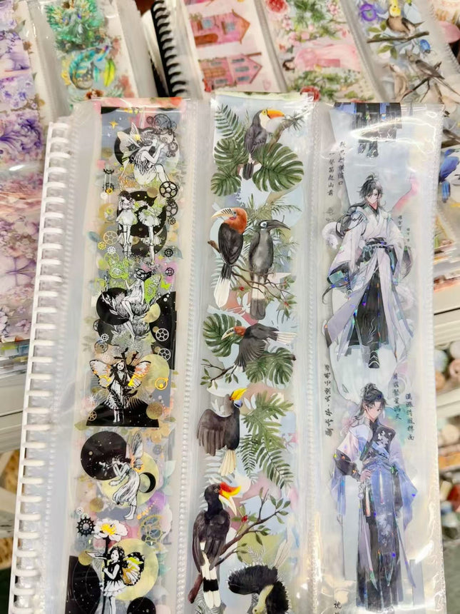 A006 Endless Creativity! Approx. 60cm Loop Design | 150 Unique Tapes in One Book