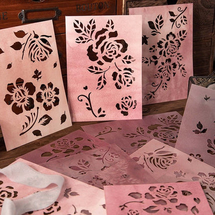 2079 Sketch Paper Love Dream Shadow Flower Series - Paper Whimsy Studio