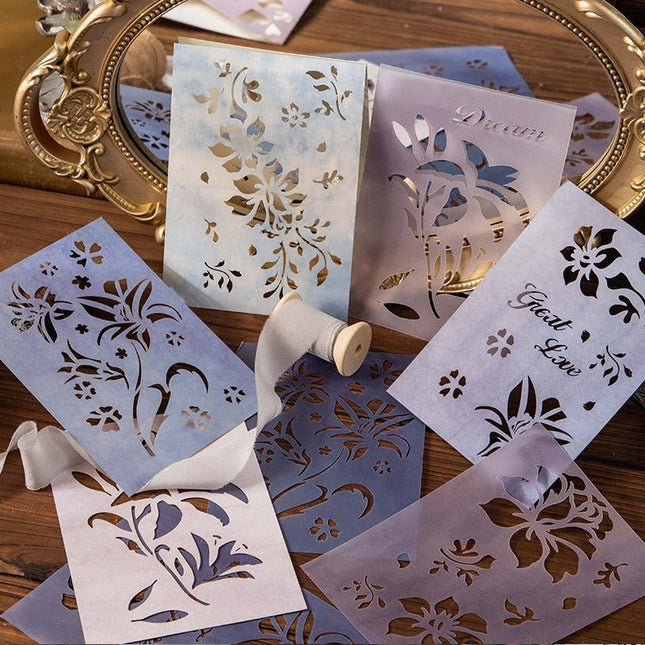 2079 Sketch Paper Love Dream Shadow Flower Series - Paper Whimsy Studio