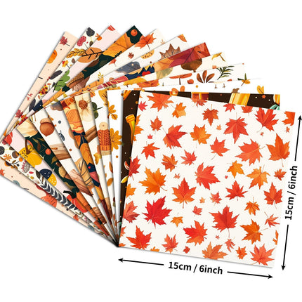 2108 12pcs/pack Thanksgiving party DIY handbook base material paper - Paper Whimsy Studio