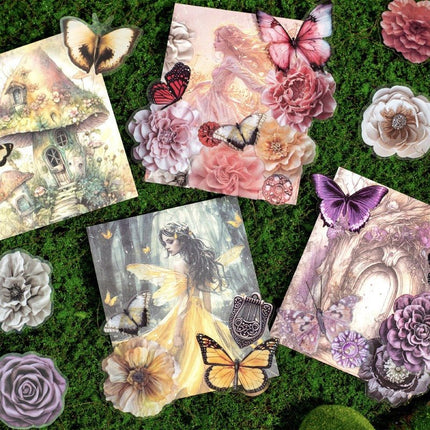 2125 Material paper Flower's Wonderful Journey Series - Paper Whimsy Studio