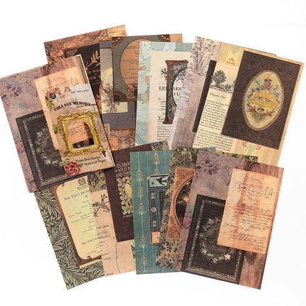 2140 Vintage Material Paper Time Box Series - Paper Whimsy Studio
