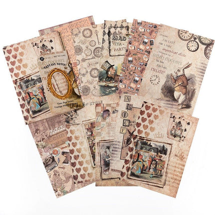 2140 Vintage Material Paper Time Box Series - Paper Whimsy Studio