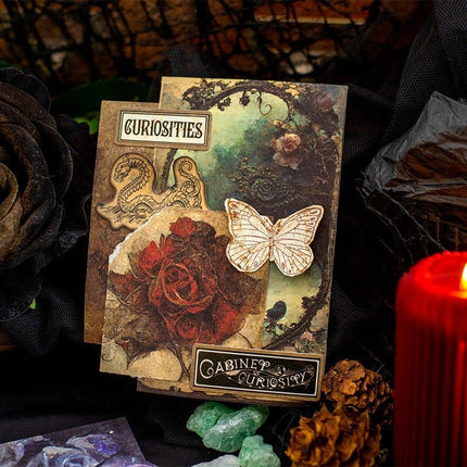 2141 Vintage Material Paper Witch's Garden Collection - Paper Whimsy Studio