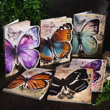 2144 Vintage Material Paper Butterfly Bloom Series - Paper Whimsy Studio