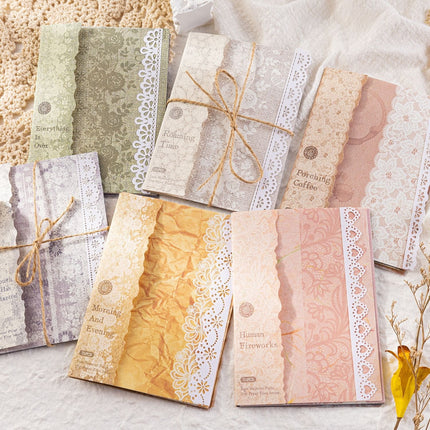 2163 Lace Material Paper One Paper Time Series - Paper Whimsy Studio