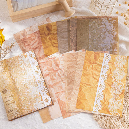 2163 Lace Material Paper One Paper Time Series - Paper Whimsy Studio