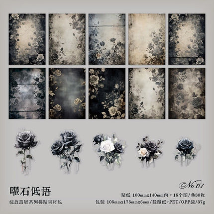 2165 Skin Pack Blooming Darkness Series - Paper Whimsy Studio