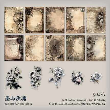 2165 Skin Pack Blooming Darkness Series - Paper Whimsy Studio